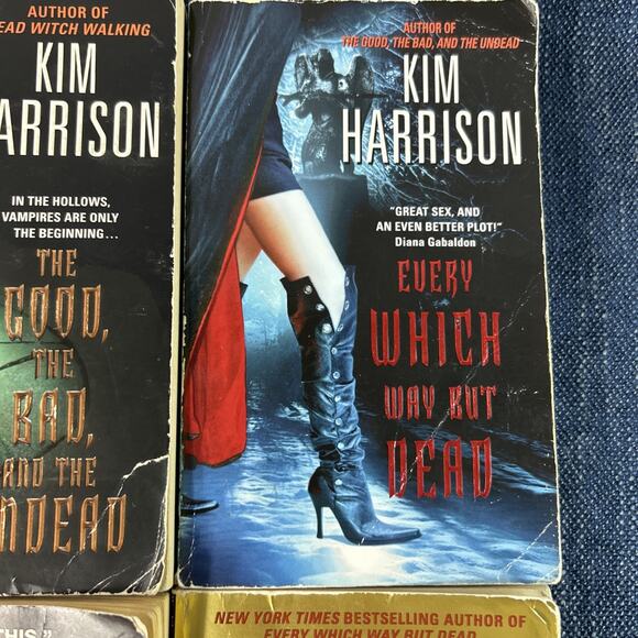 KIM HARRISON LOT OF 4 Paperbacks Rachel Morgan Paranormal Mystery Romance - Picture 3 of 15